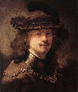 Govert flinck Portrait of Rembrandt oil